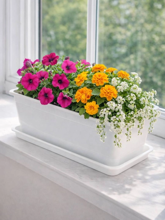 Poddonli balkon uchun gul tuvag - 
