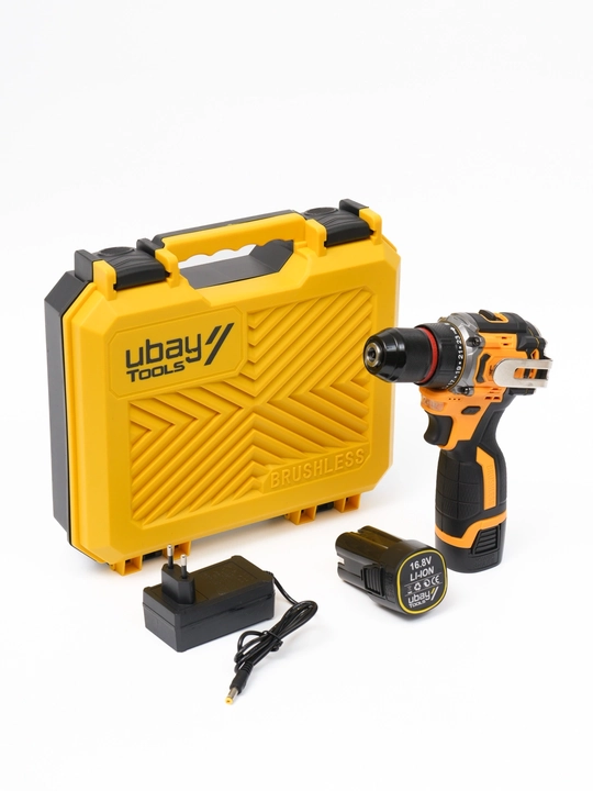 Шуруповерт Ubay UB-CD1015, дрель, аккумуляторный, бесщеточный