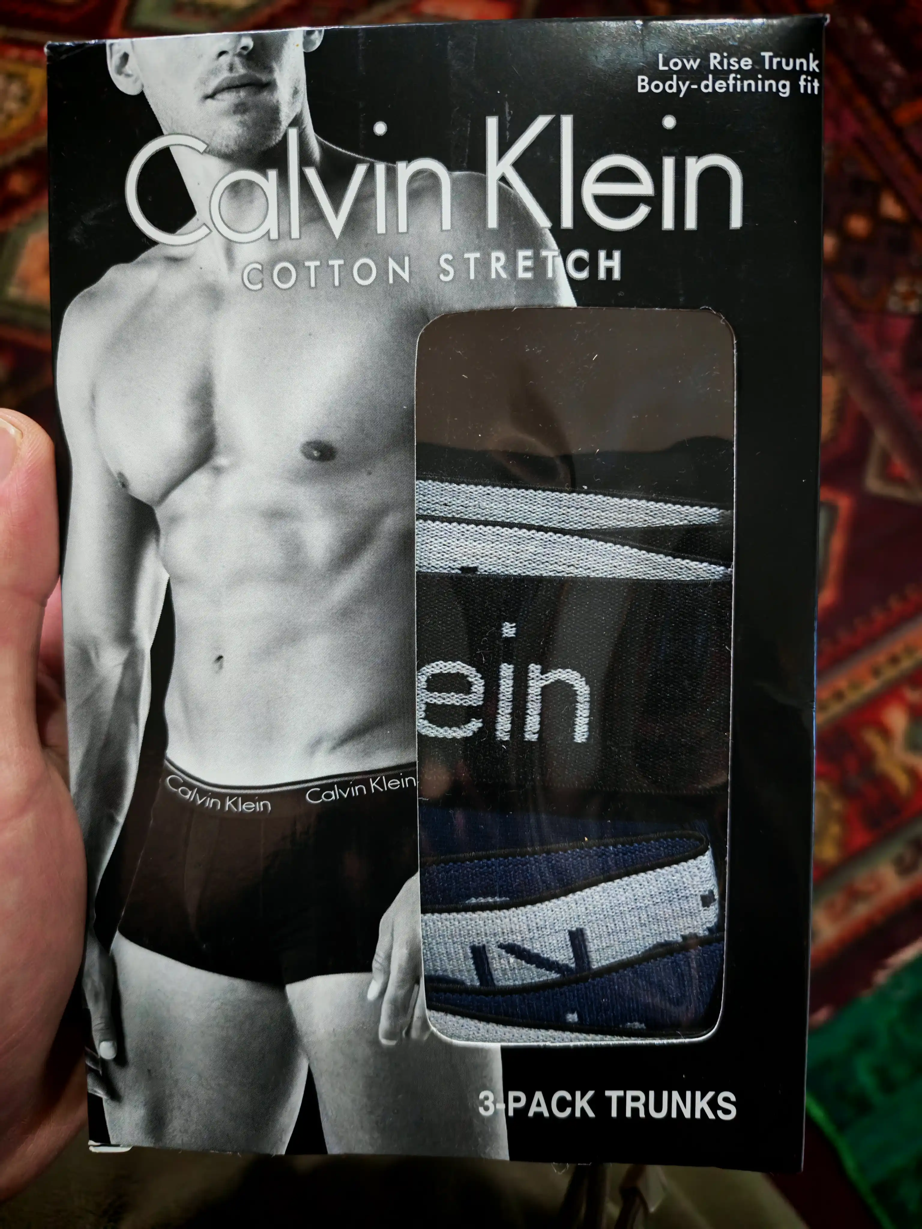 Erkaklar uchun trusiklar Calvin Klein, to'plam 3 dona