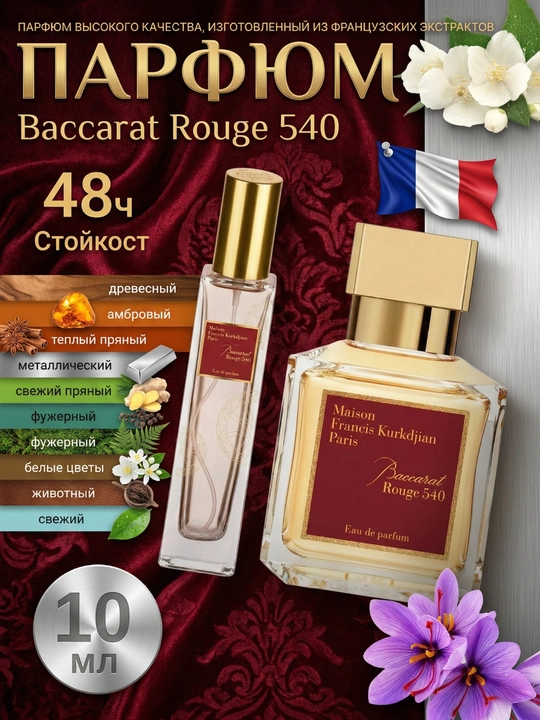 Baccarat Rouge 540 — Женский парфюм пробник, мини 3 мл–30 мл - 