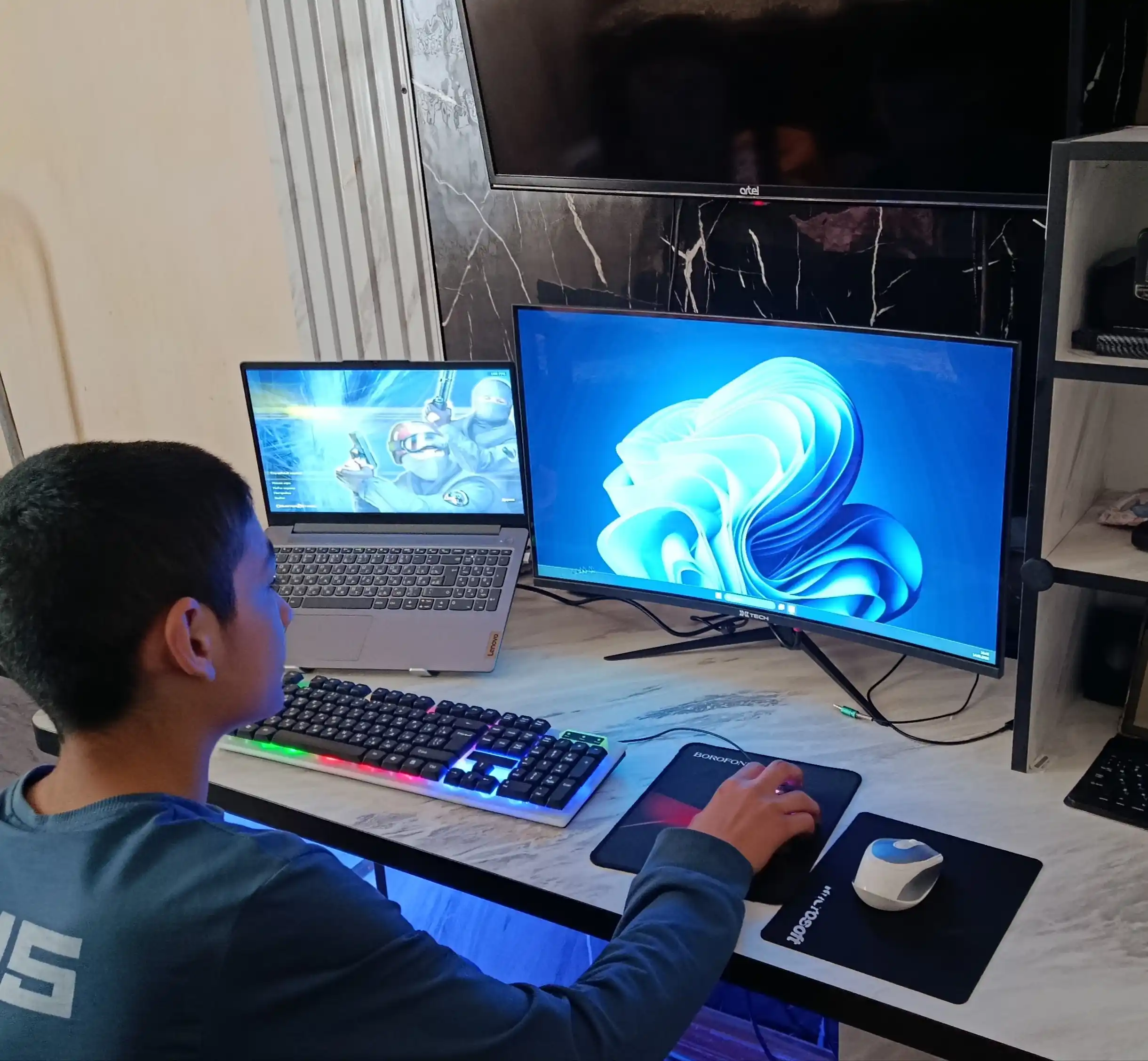 Egilgan Xtech monitor, 27 dyuym, 165 Gs, 100 Gs, 75 Gs, IPS, 2K, RGB, 1 yillik kafolat