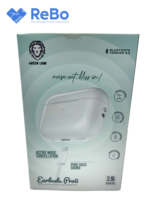 Simsiz quloqchinlar Green Lion Earbuds Pro 2  ANC  BT 5.3