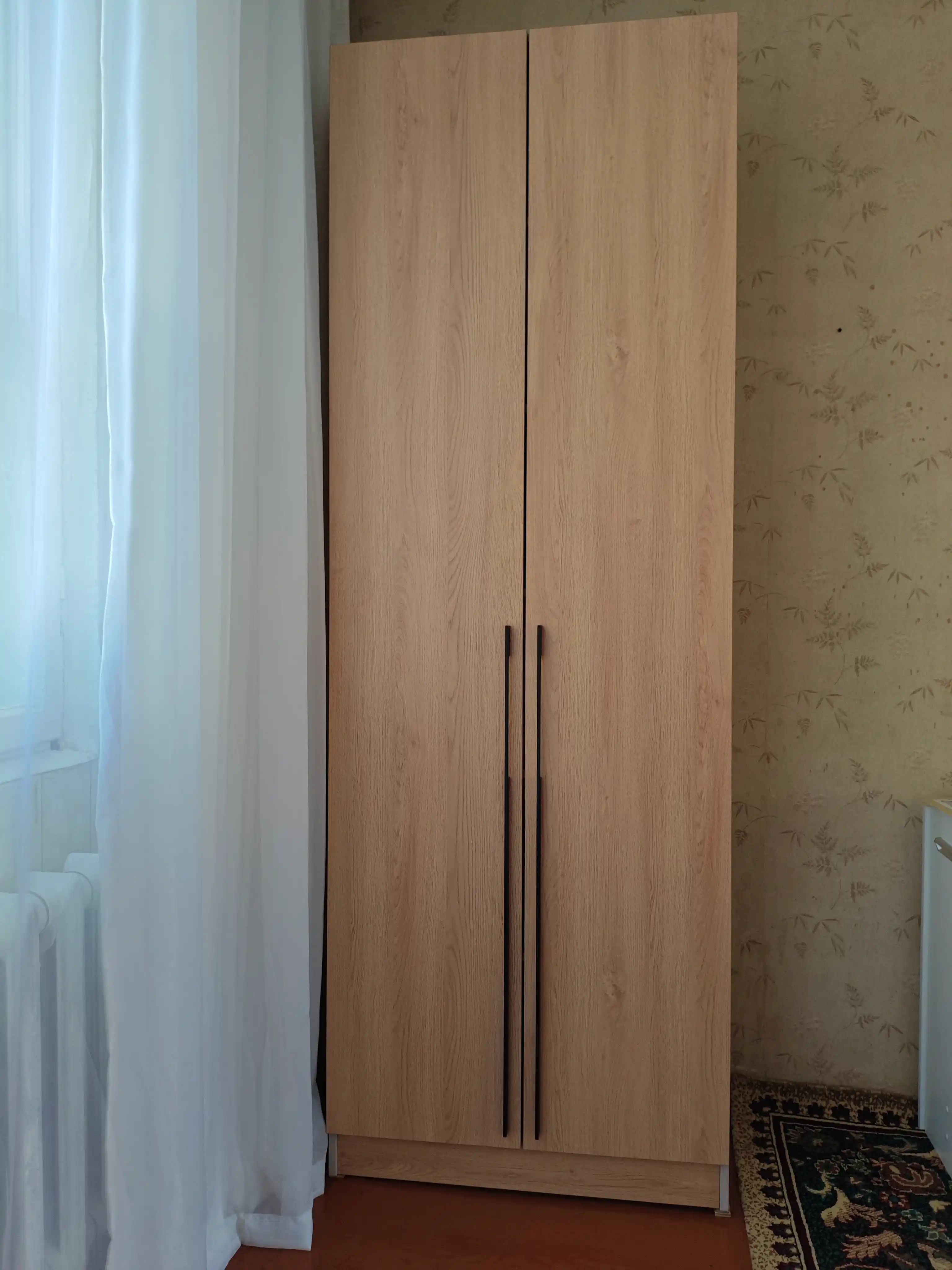 Офисный шкаф MEBELON, распашной, вместительный, 230×80×45 см