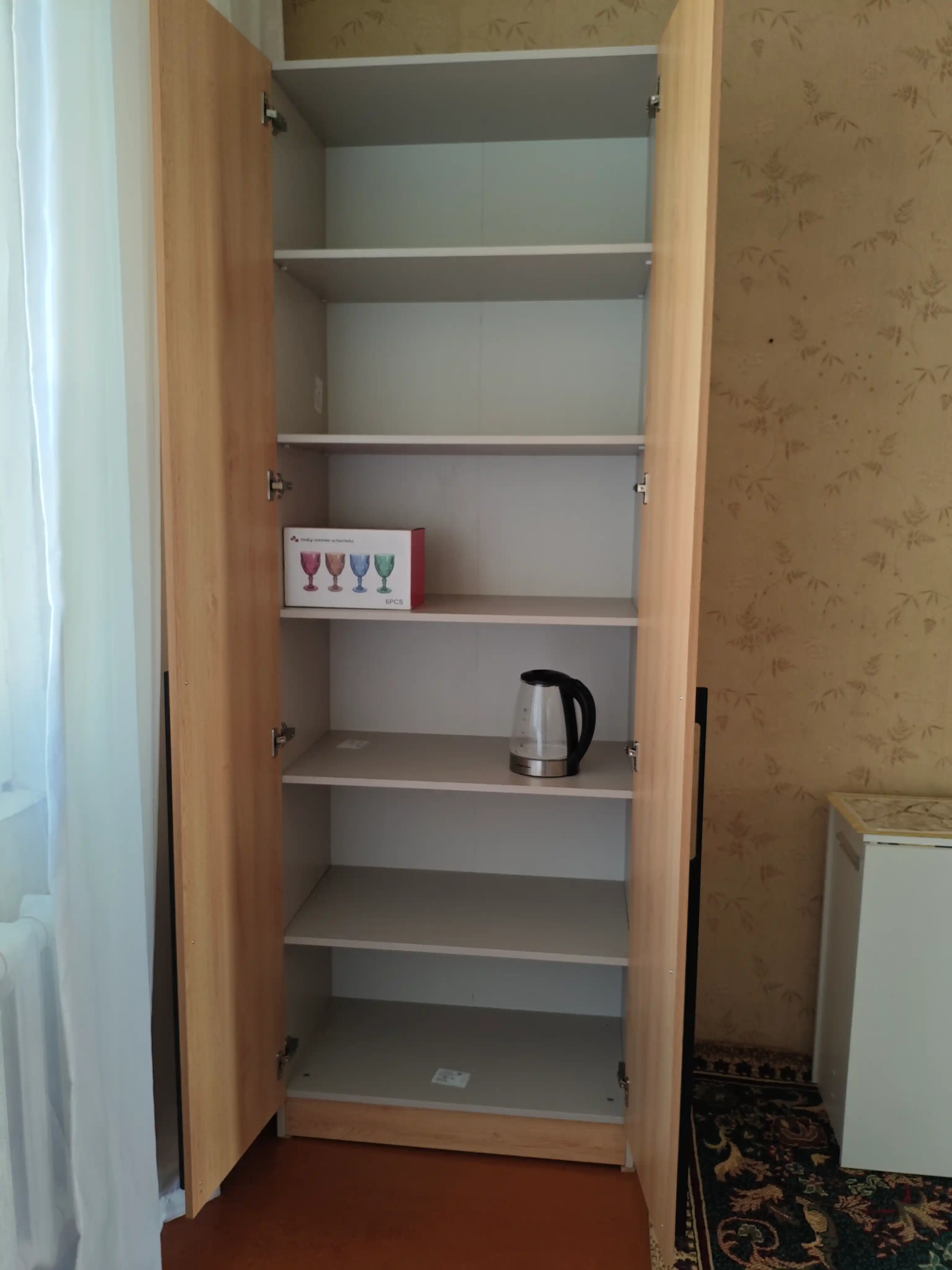 Офисный шкаф MEBELON, распашной, вместительный, 230×80×45 см