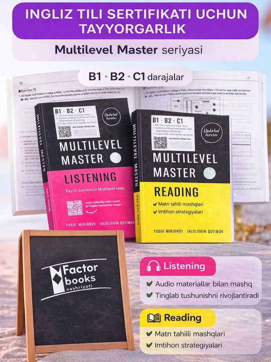 MULTILEVEL, Reading, Listening, Multilevel master, Mock tests, Speaking, Writing - 