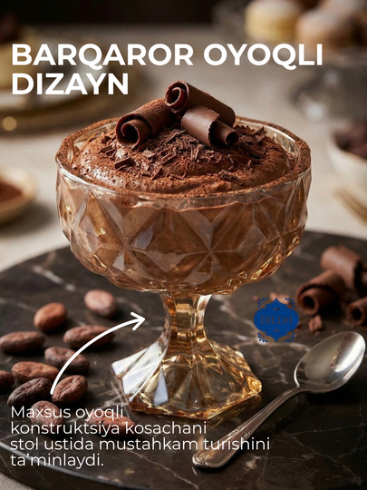 Martini va fujer to'plami, shishali, 6 dona, sharbat va shirinliklar uchun