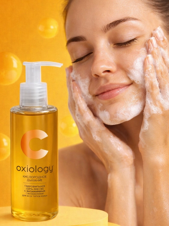 Oxiology гель для умывания лица с витаминами —  gel cleanser для мягкого очищения кожи - 