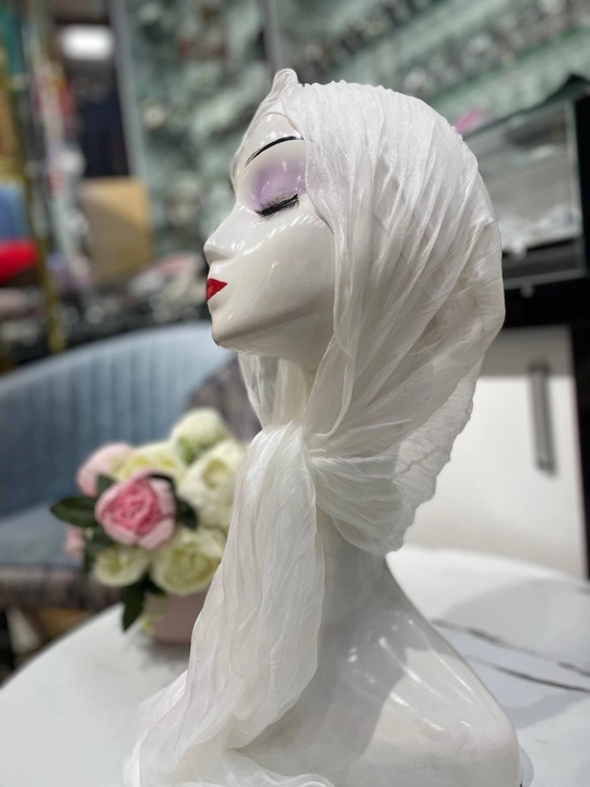 Organza ro‘mol, hijob, nafas oluvchi, zamonaviy sharf, barcha qiyofalar uchun ro‘mol, bayramona