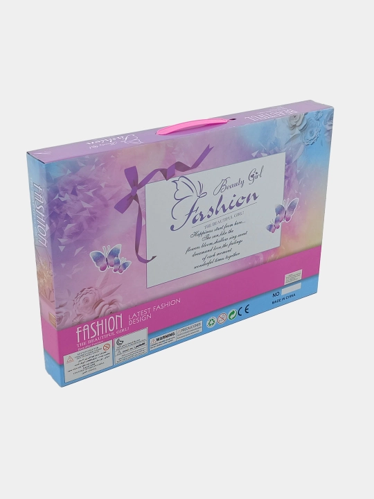 Kuklalar to'plami Beauty Girl Fashion, 3 kukla, mo'ynali kiyimlar, 3+