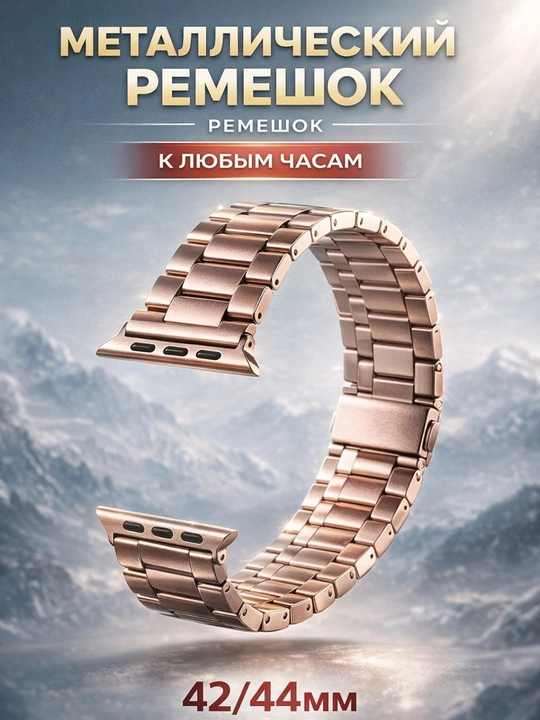 Remeshok, soat uchun ko'k metall 42/44 mm - 