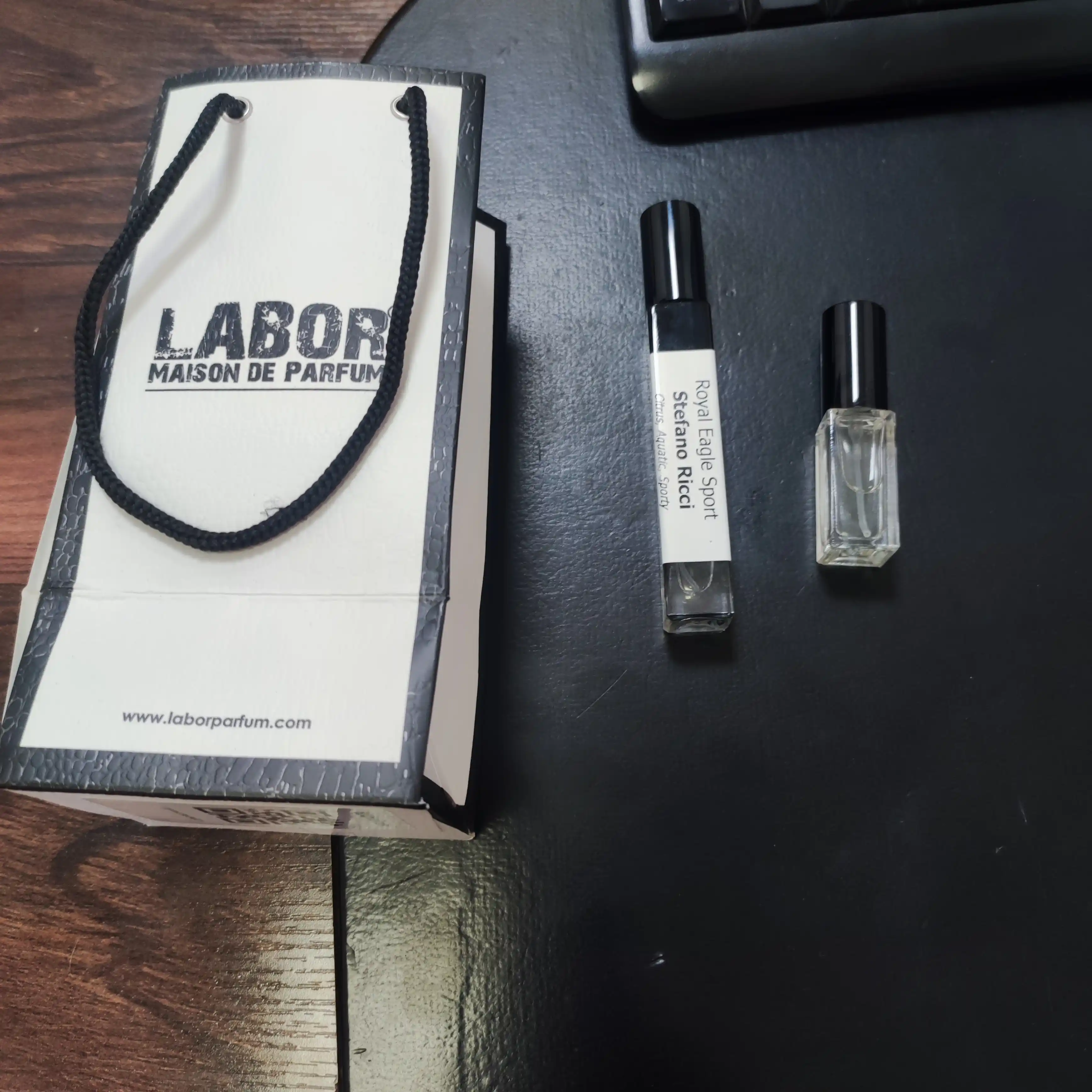 LABOR Parfum Royal Eagle Sport Stefano Ricci, Erkaklar parfyumi maxsus flakonlarda