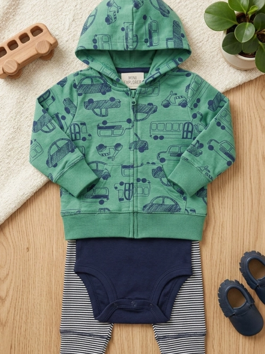 Детский комплект одежды из трех предметов, тройка, весенний комплект одежды - 