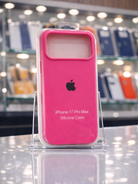 Чехол для iPhone 17 Pro Max, силиконовый — защита камеры, бортик 1.5 мм - 