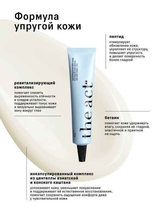 The Act ko‘z atrofi terisi uchun krem-filler, 16 ml