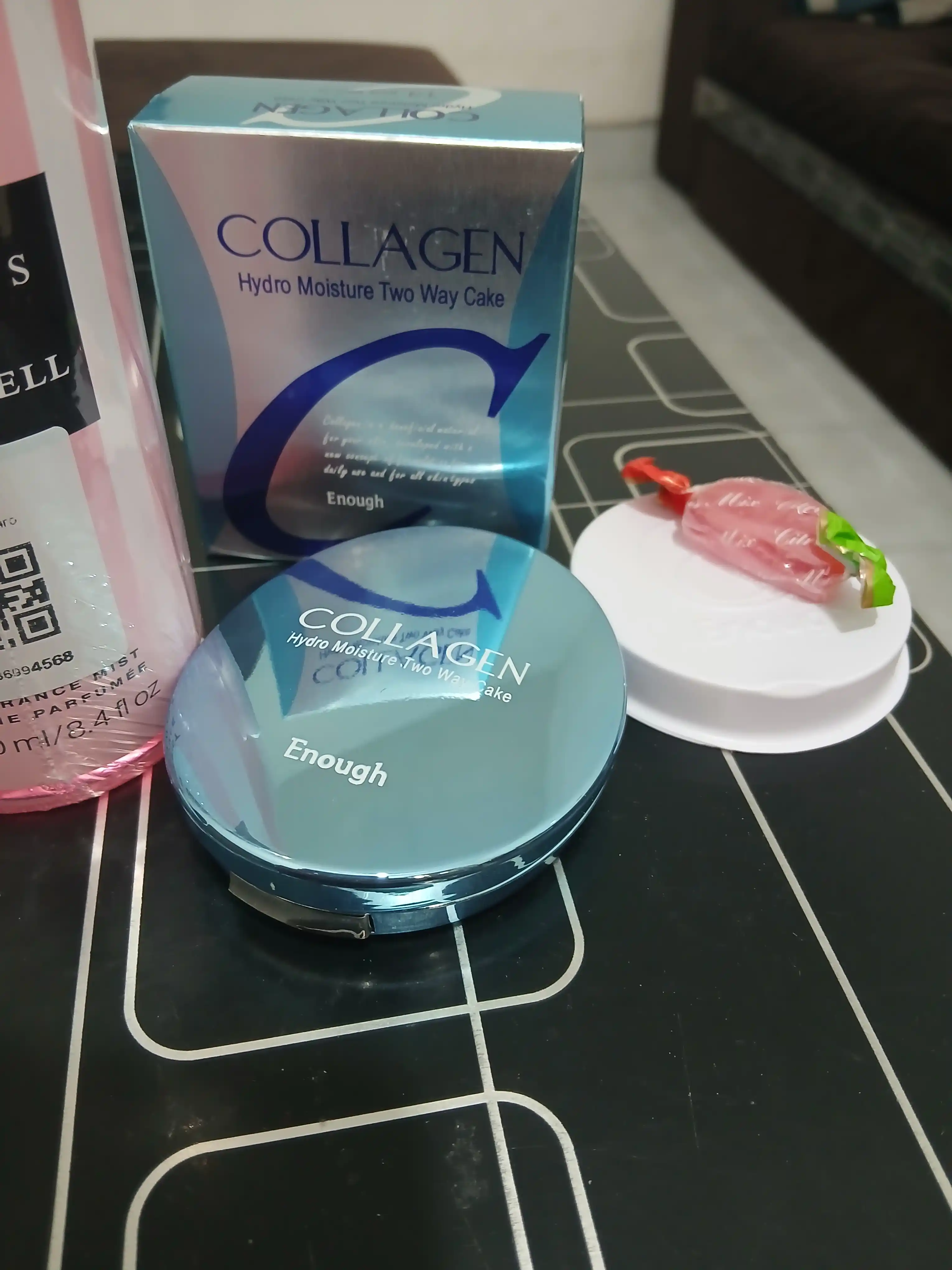 Пудра для лица, Collagen для лица с коллагеном, SPF 25+, для всех типов кожи