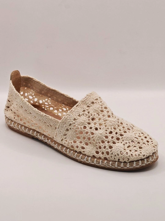 Yozgi espadrilya sliponlar, yengil matoli yozgi oyoq kiyim