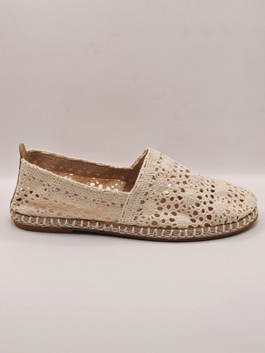 Yozgi espadrilya sliponlar, yengil matoli yozgi oyoq kiyim