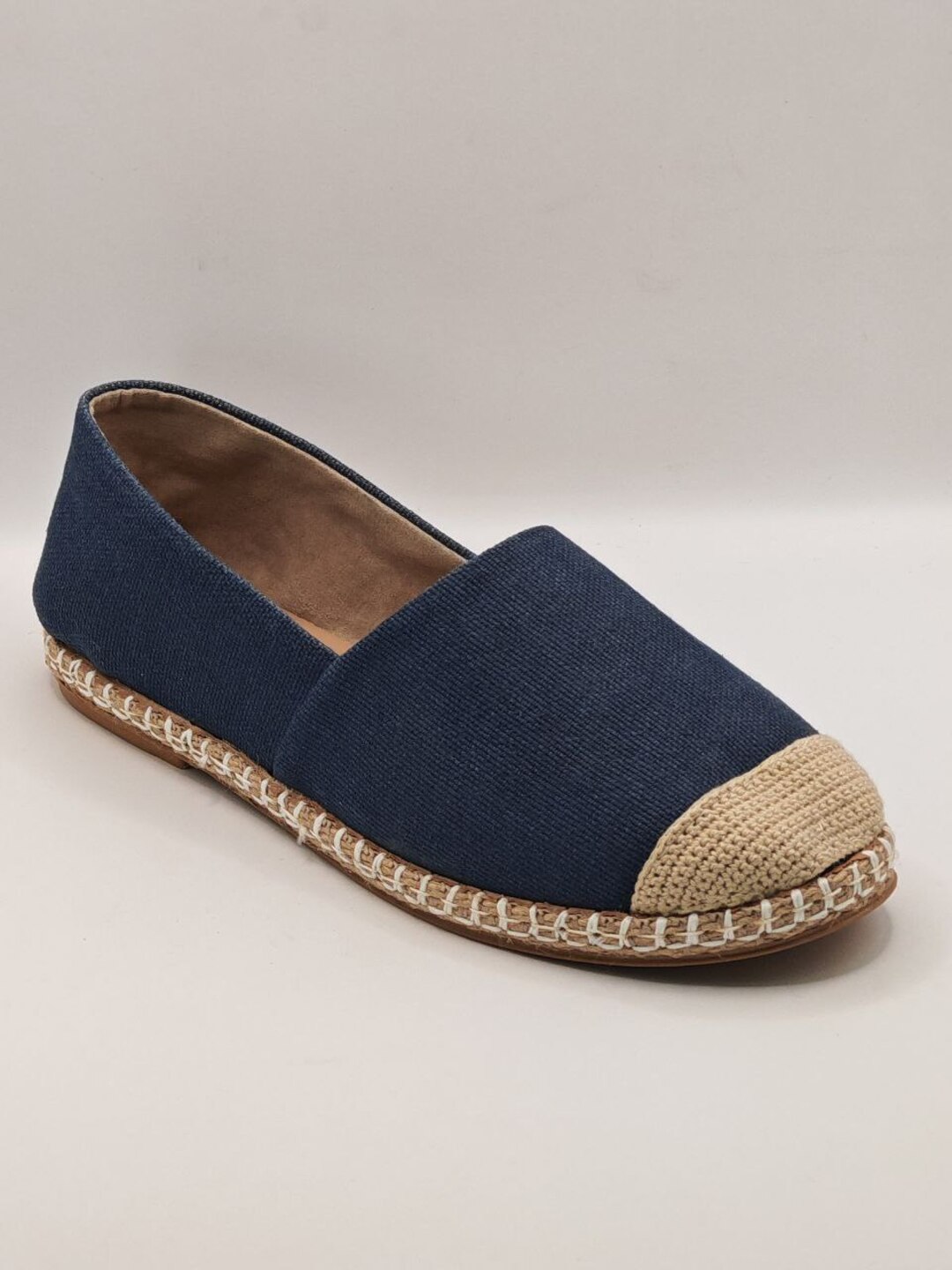 Yozgi espadrilya sliponlar, yengil matoli yozgi oyoq kiyim