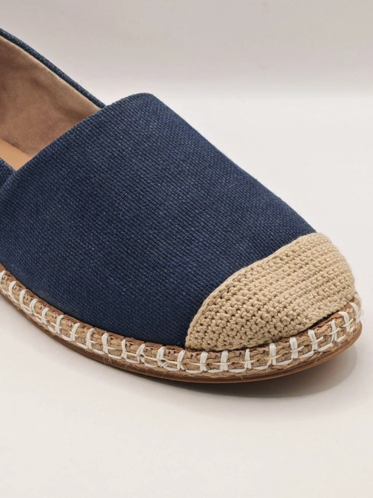 Yozgi espadrilya sliponlar, yengil matoli yozgi oyoq kiyim