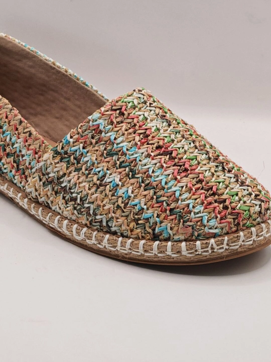 Yozgi espadrilya sliponlar, yengil matoli yozgi oyoq kiyim