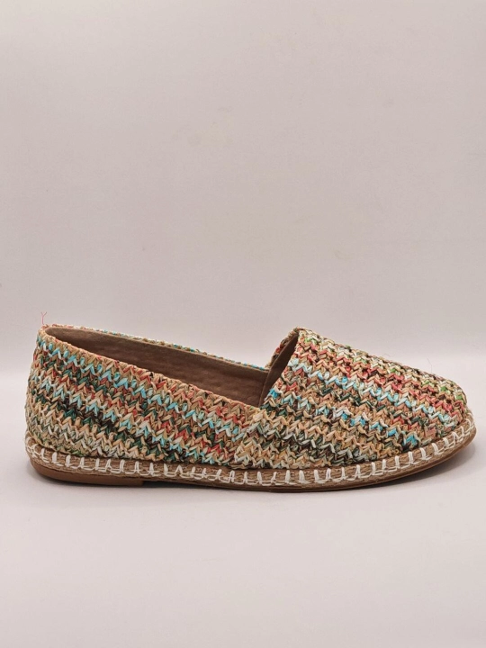 Yozgi espadrilya sliponlar, yengil matoli yozgi oyoq kiyim