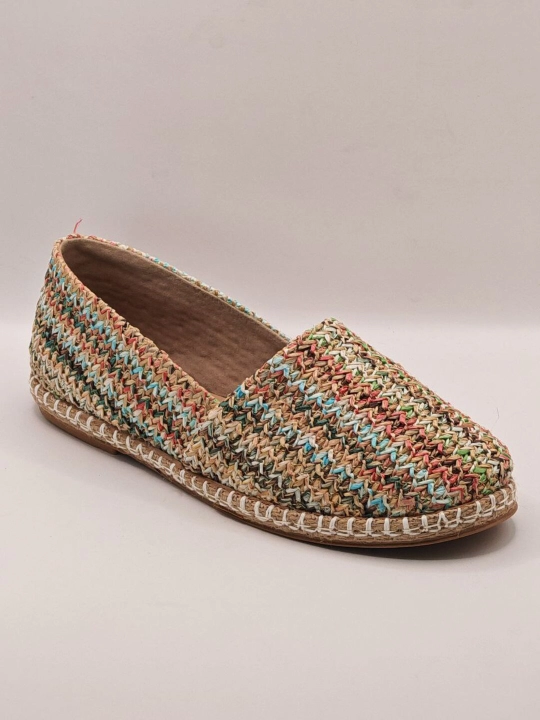 Yozgi espadrilya sliponlar, yengil matoli yozgi oyoq kiyim