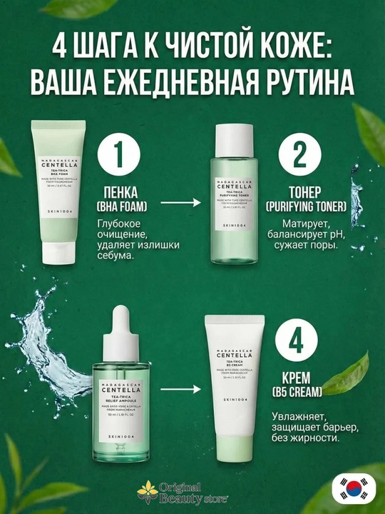 SKIN1004 Centella Travel Kit — серия мини-наборов ухода за лицом