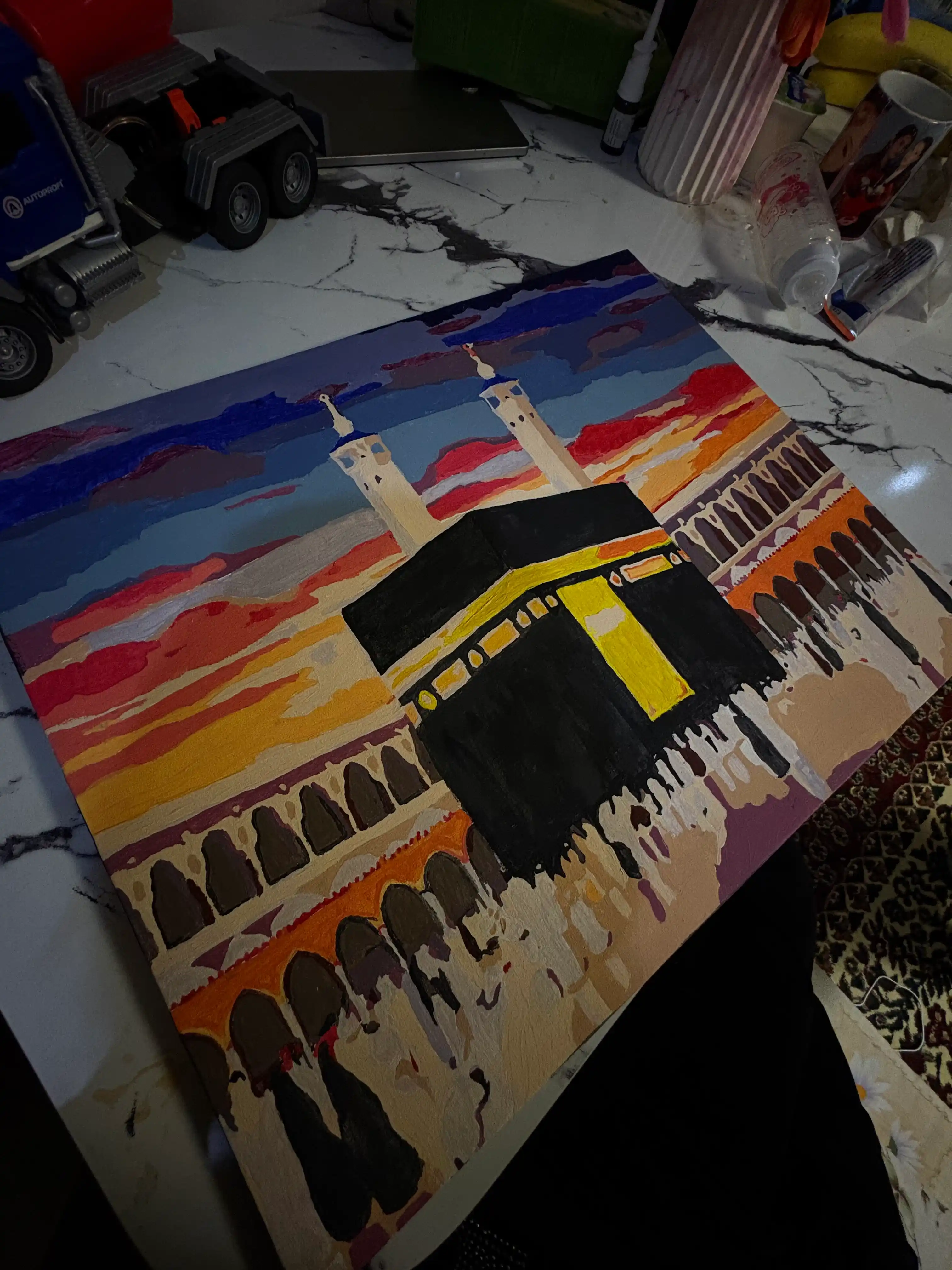 Картина, рисование по номерам ARTERY "Исламские", раскраска на холсте, 40 * 50 см