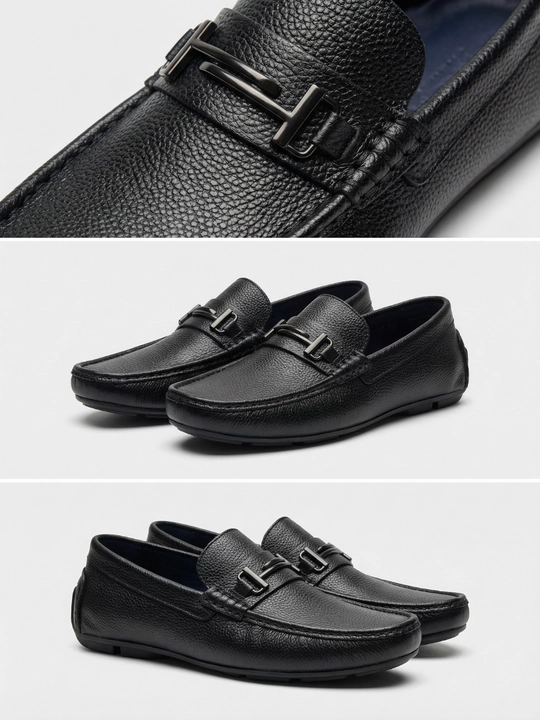 Мокасины мужские из натуральной кожи, 39-43