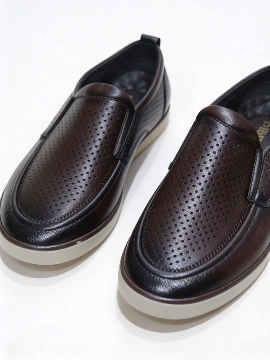 Мокасины мужские из натуральной кожи, 40-44 - 