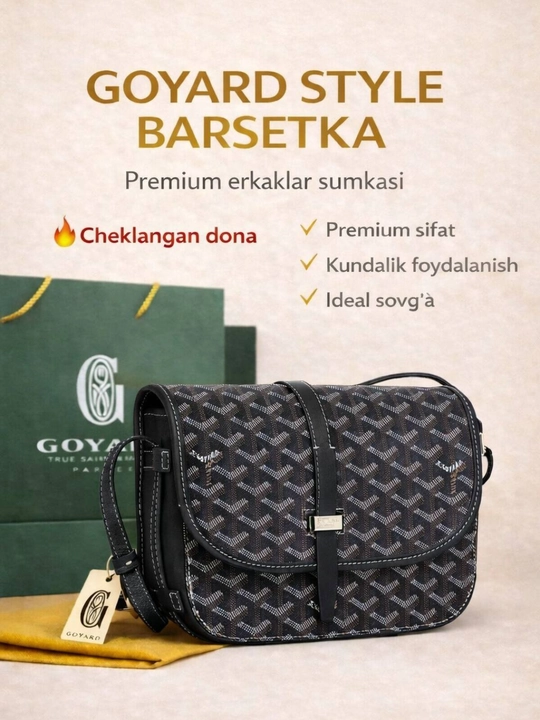 Goyard, uniseks sumkasi, erkaklar va ayollar sumkasi - 