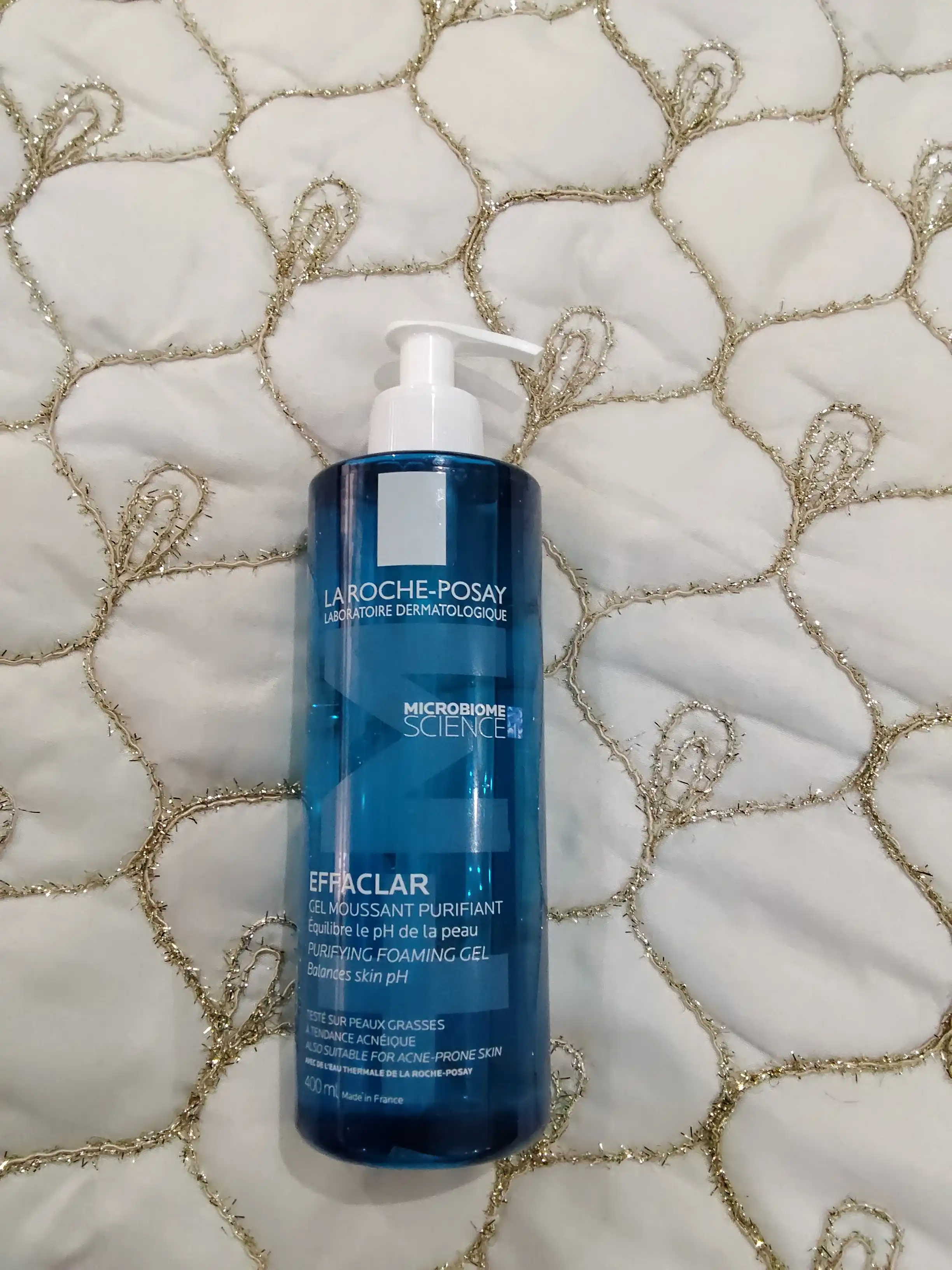 LA ROCHE-POSAY EFFACLAR гель очищающий, пенящийся, для чувствительной жирной кожи лица и тела, 400 мл