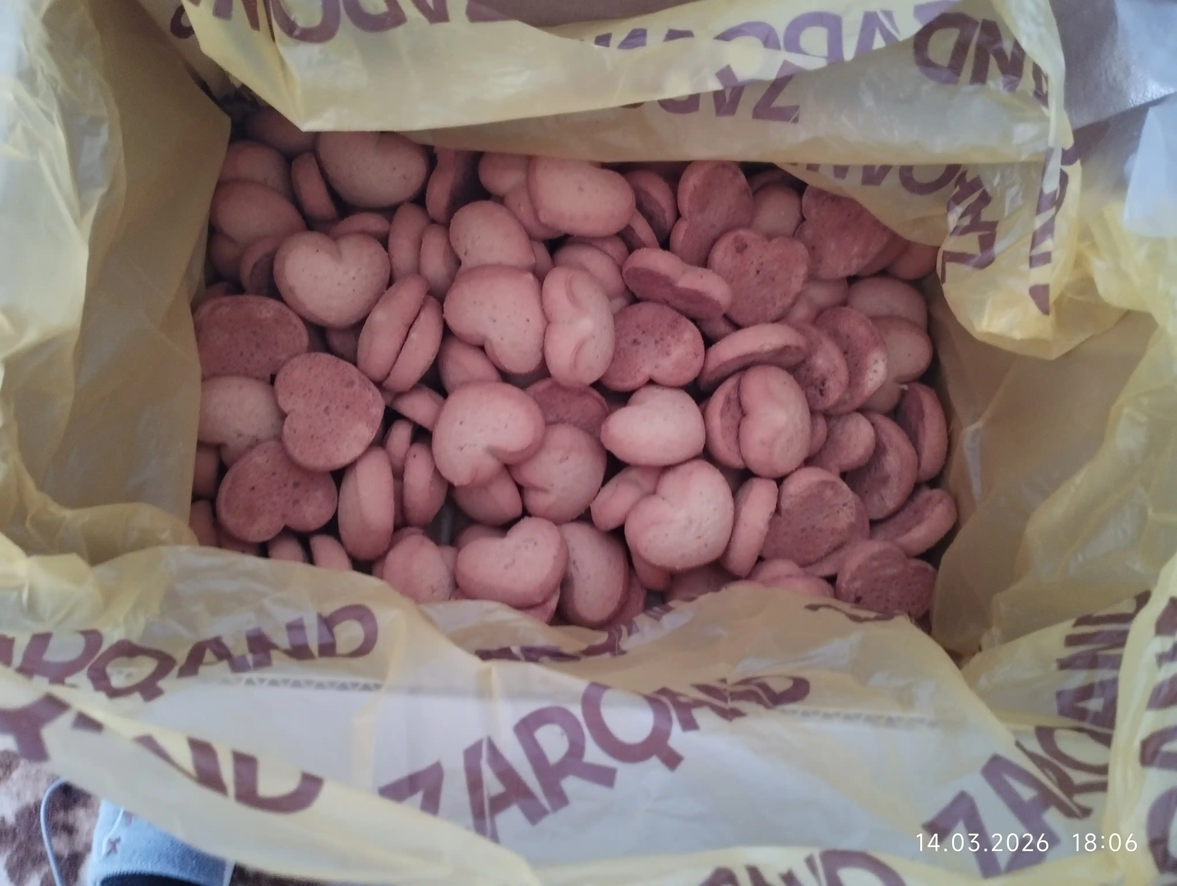 Печенье Vanilla heart, со вкусом ванили, 1,5 кг