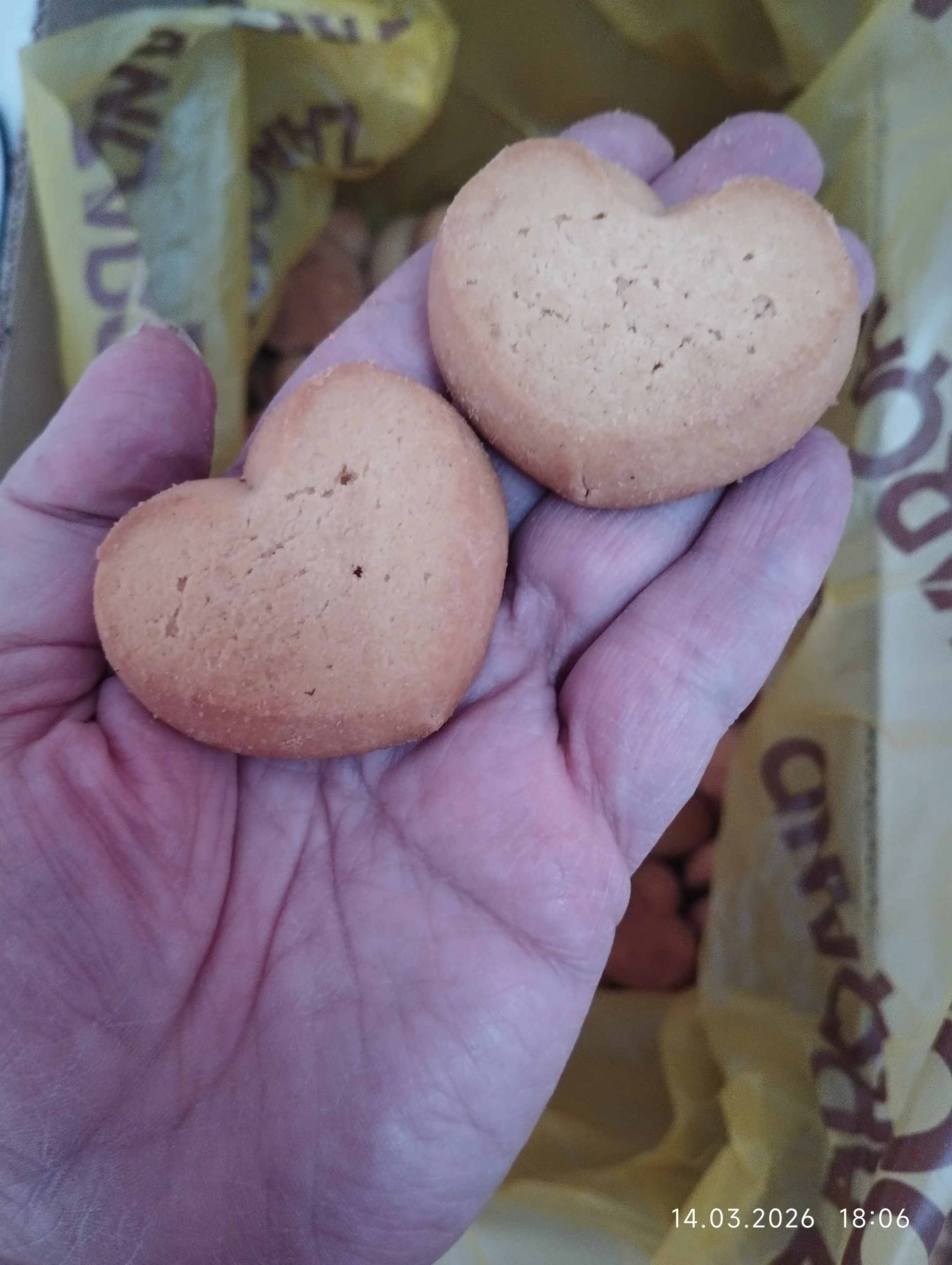Печенье Vanilla heart, со вкусом ванили, 1,5 кг