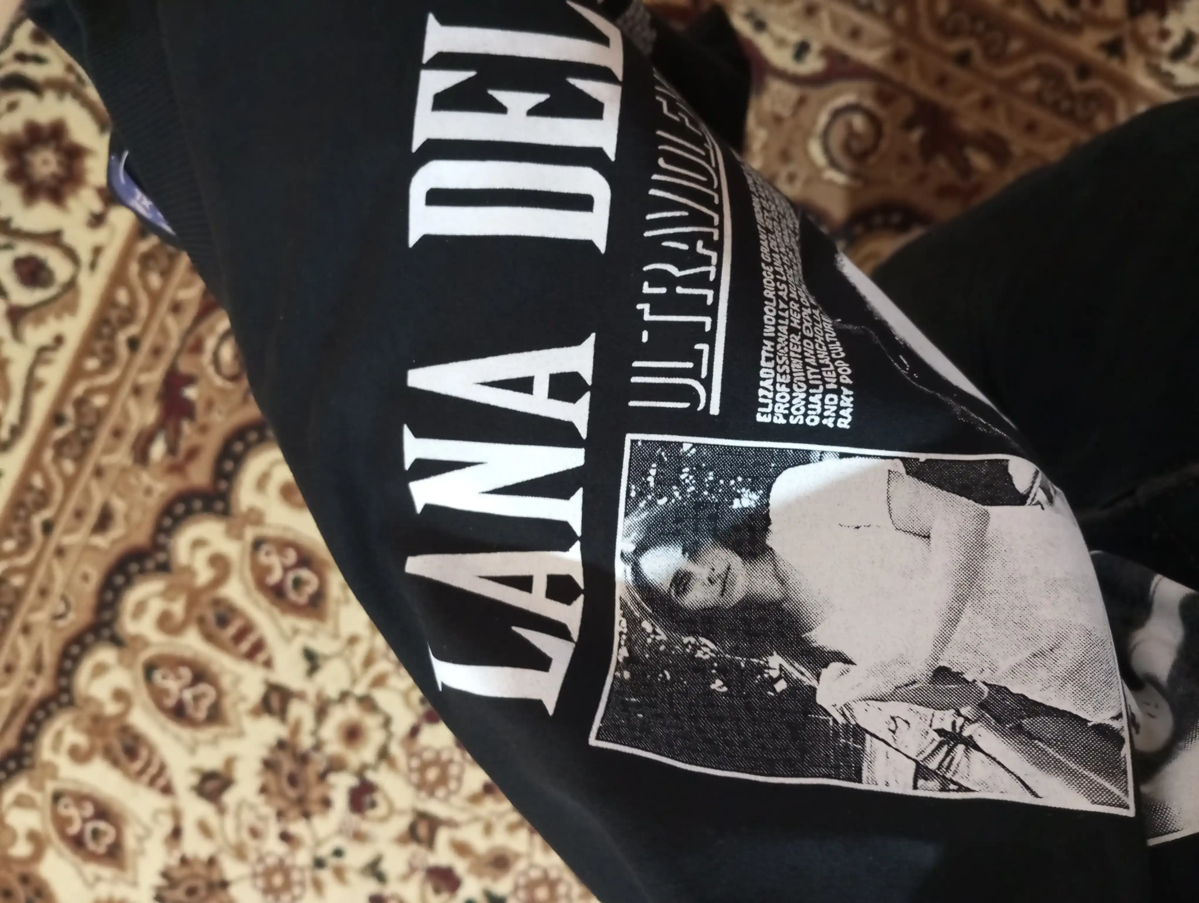 Erkaklar va ayollar uchun Lana del Rey svitshot, uzun yengli, 80% paxta, mashhur dizaynda