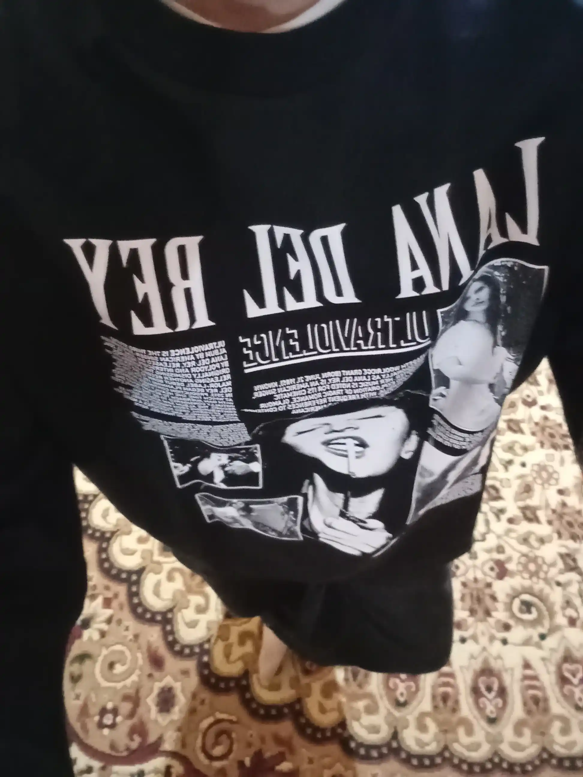 Erkaklar va ayollar uchun Lana del Rey svitshot, uzun yengli, 80% paxta, mashhur dizaynda