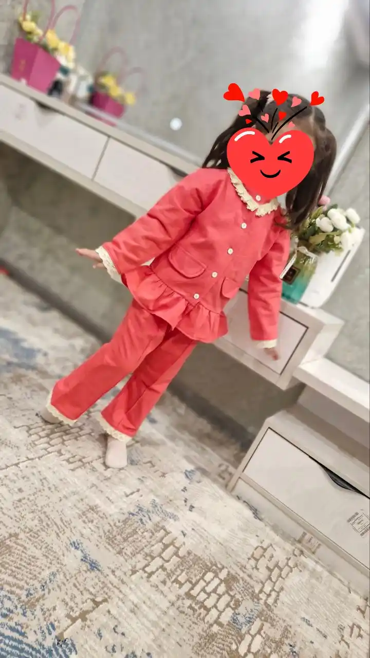 Комплект двойка для девочек, 3-5 года, из полиэстера