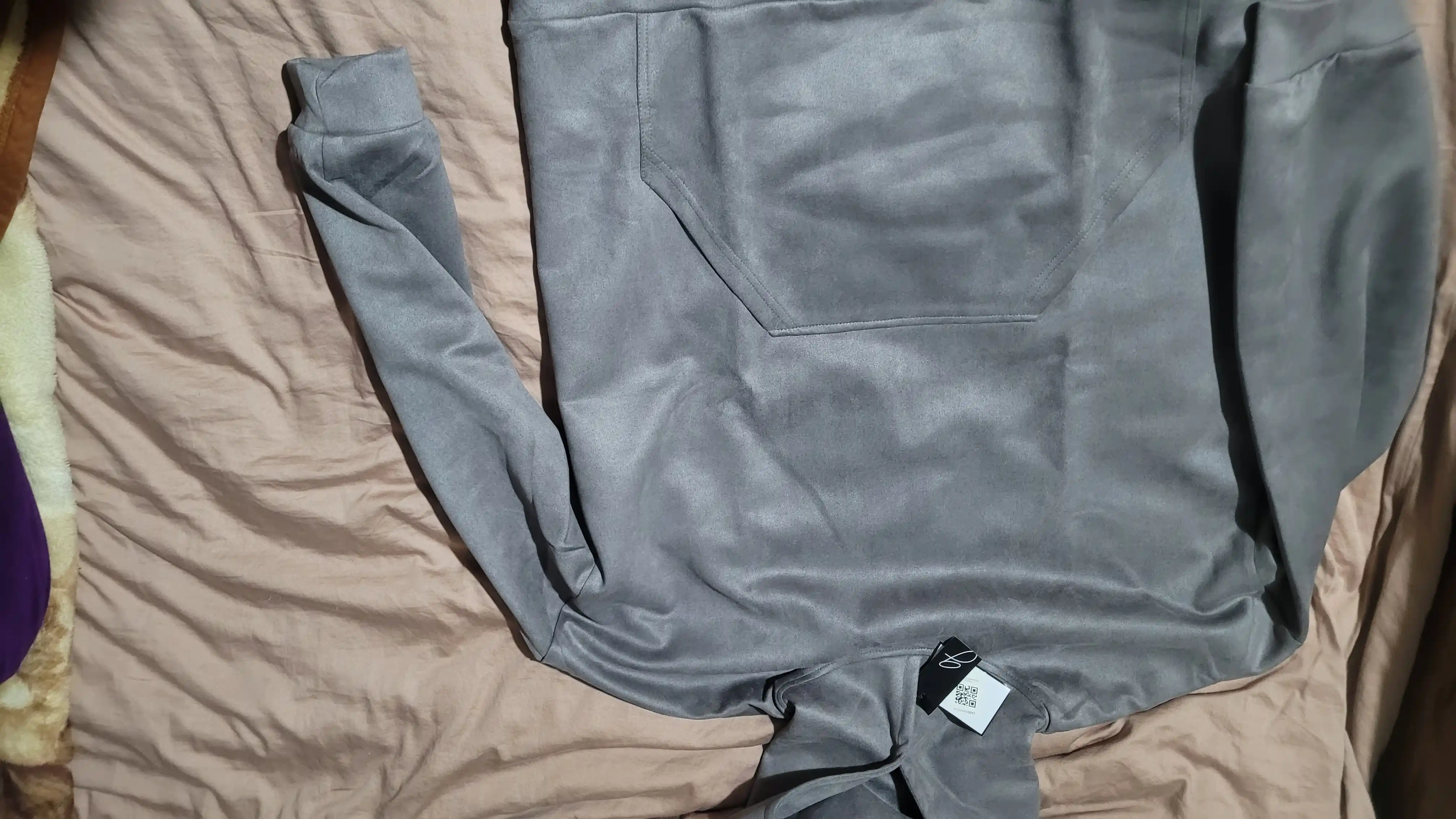 Худи Velour Grey
