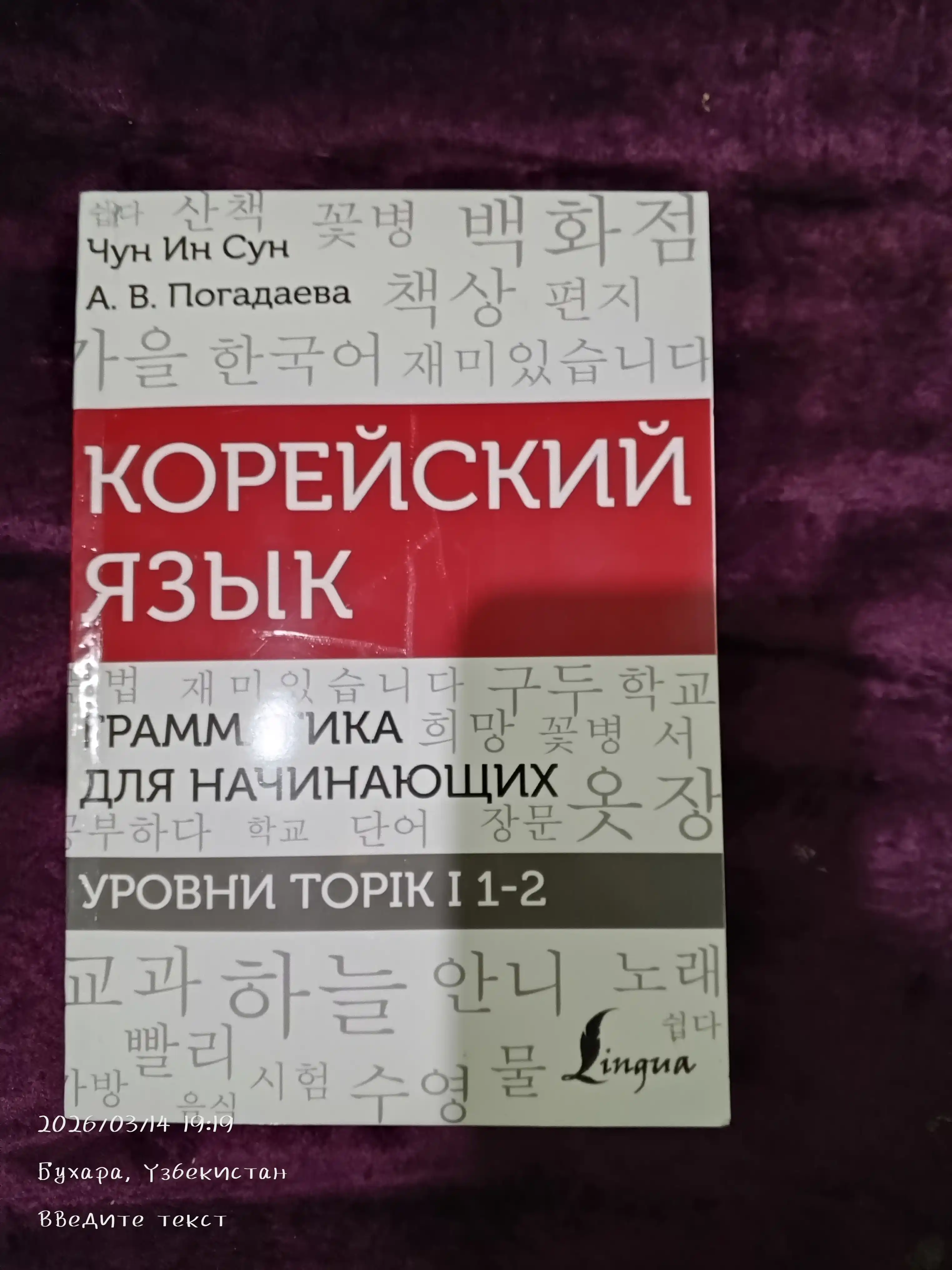 Корейский язык. Грамматика и слова для начинающих. Чун Ин Сун. Мягкая обложка