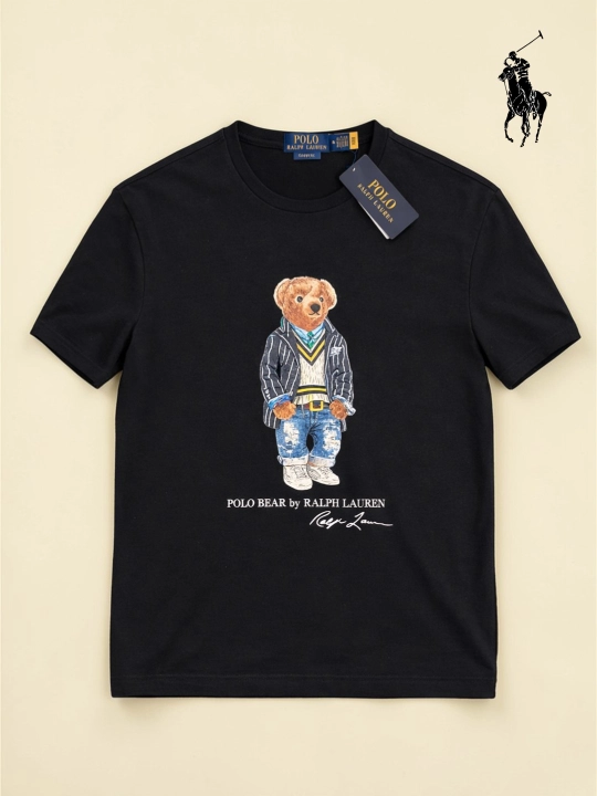 Polo Ralph Lauren Ayiq printli futbolka, erkaklar va ayollar uchun yozgi futbolka sovg'a
