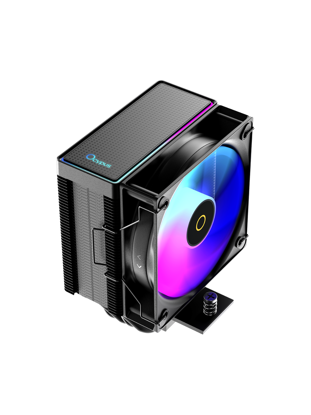 Кулер для процессора Ocypus Gamma A40 DIGITAL ARGB, с дисплеем температуры, RGB, Intel/AMD - 