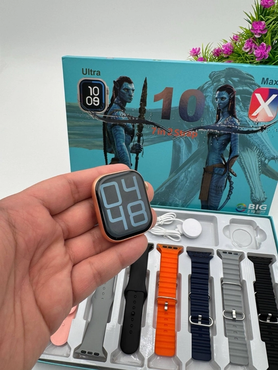 Smart Watch Ultra va Smart Watch 10, quloqchinlar Pods 2, tasmalar 8-10 dona - 