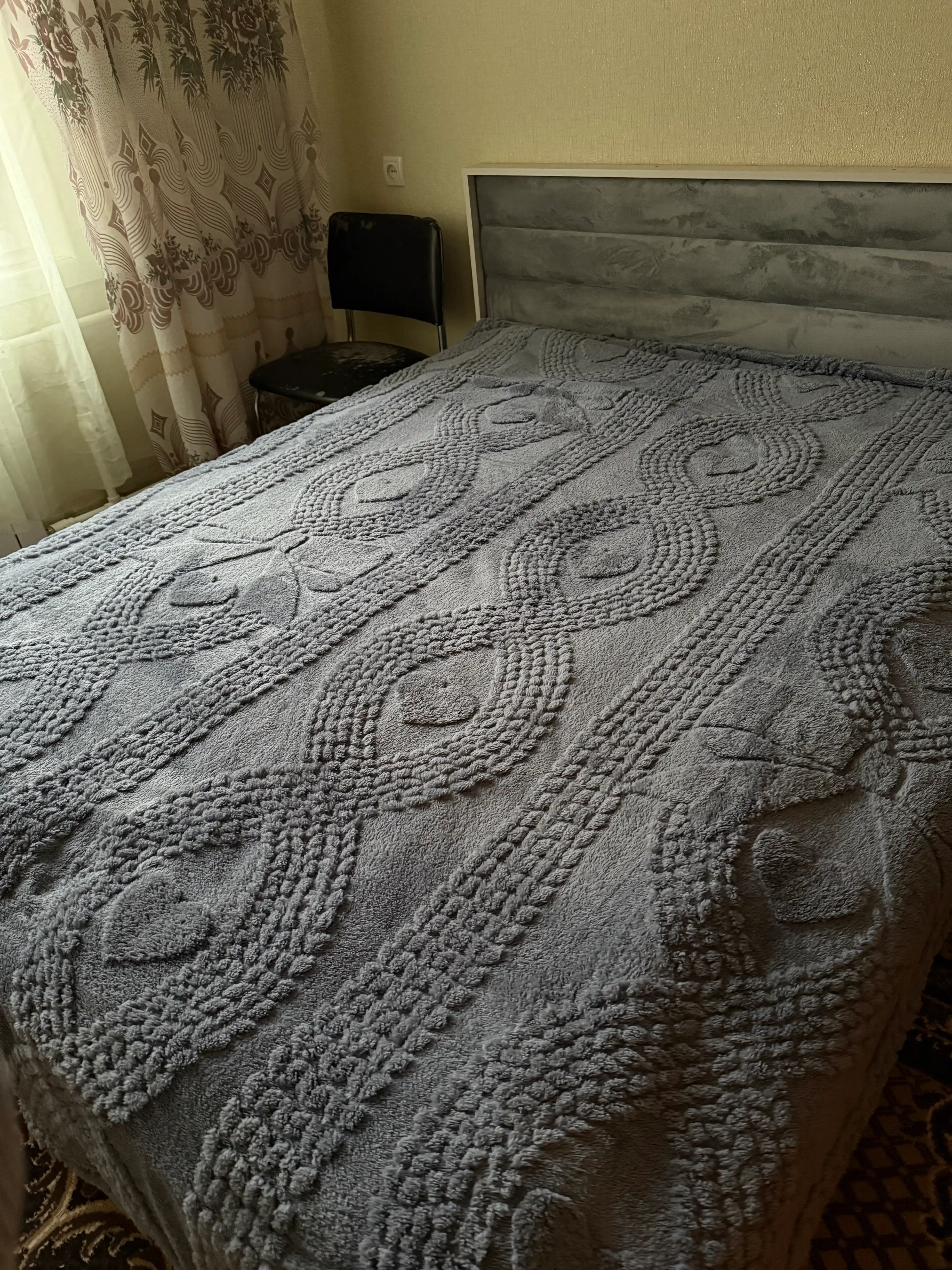 Плед покрывало, 200x220, двуспальный, мягкий, уютный, лёгкий, на диван, кровать