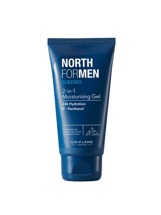 North For Men SubZero гель после бритья, смягчающий и очищающий кожу 2 в 1, 50 мл