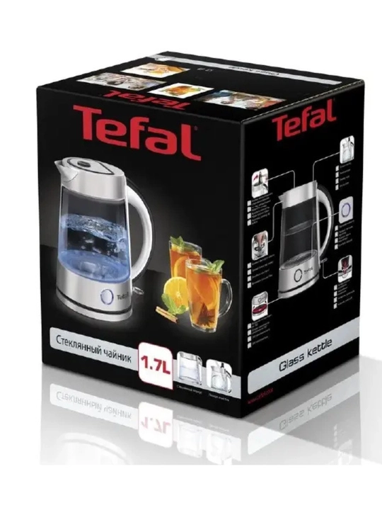 Электрочайник Tefal Glass Kettle KI760D30
