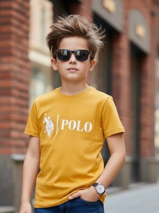 Производство Турция Футболка Polo бренд для мальчиков, для детей 3–12 лет - 