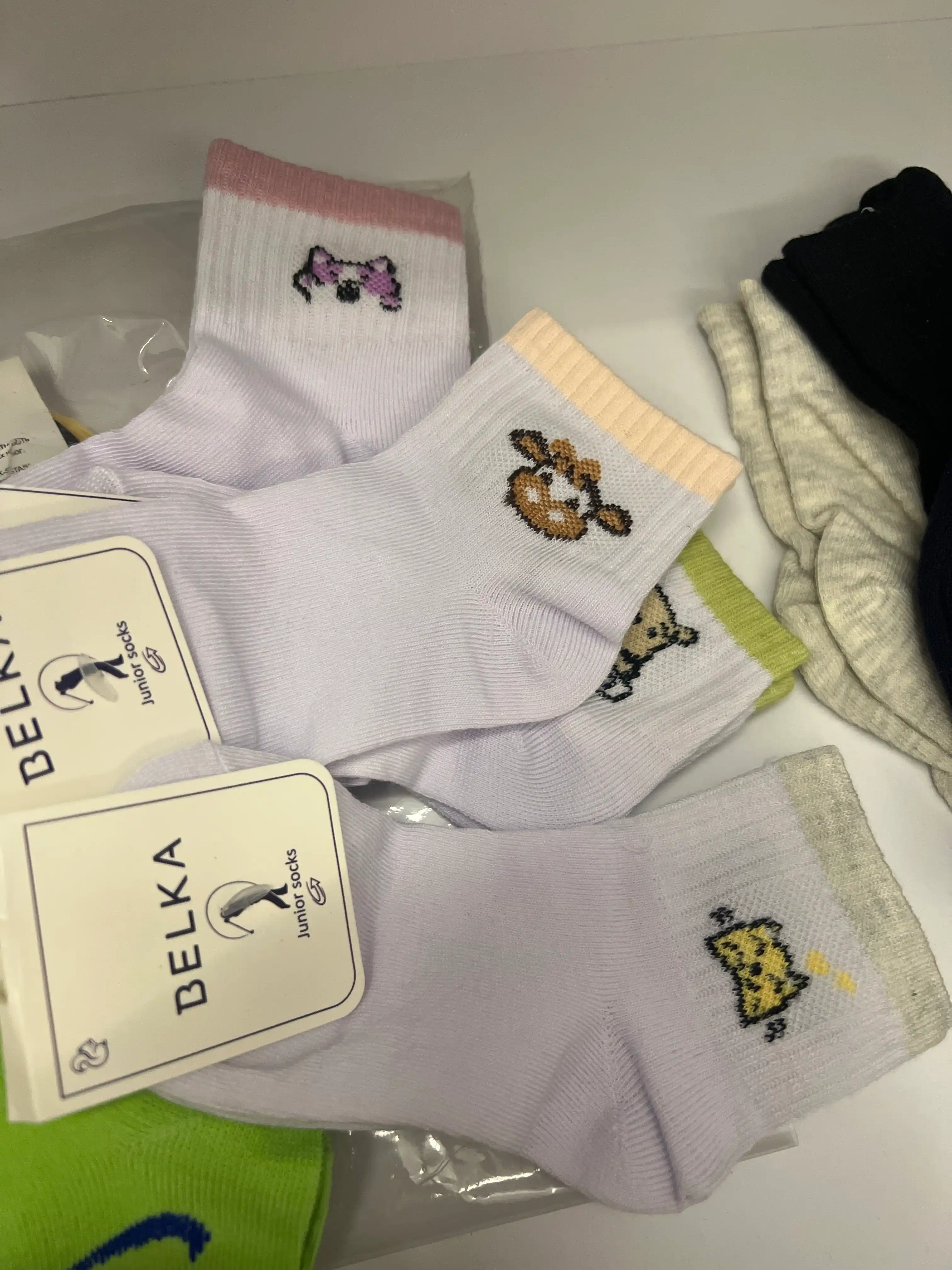 Носки детские,Для размер от 0-7 лет, в упаковке 5 пар