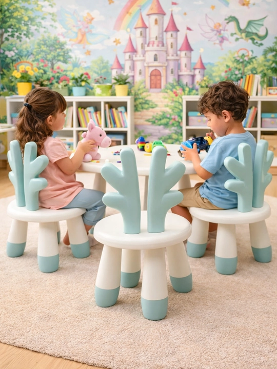Стул детский игровой пластиковый, табурет