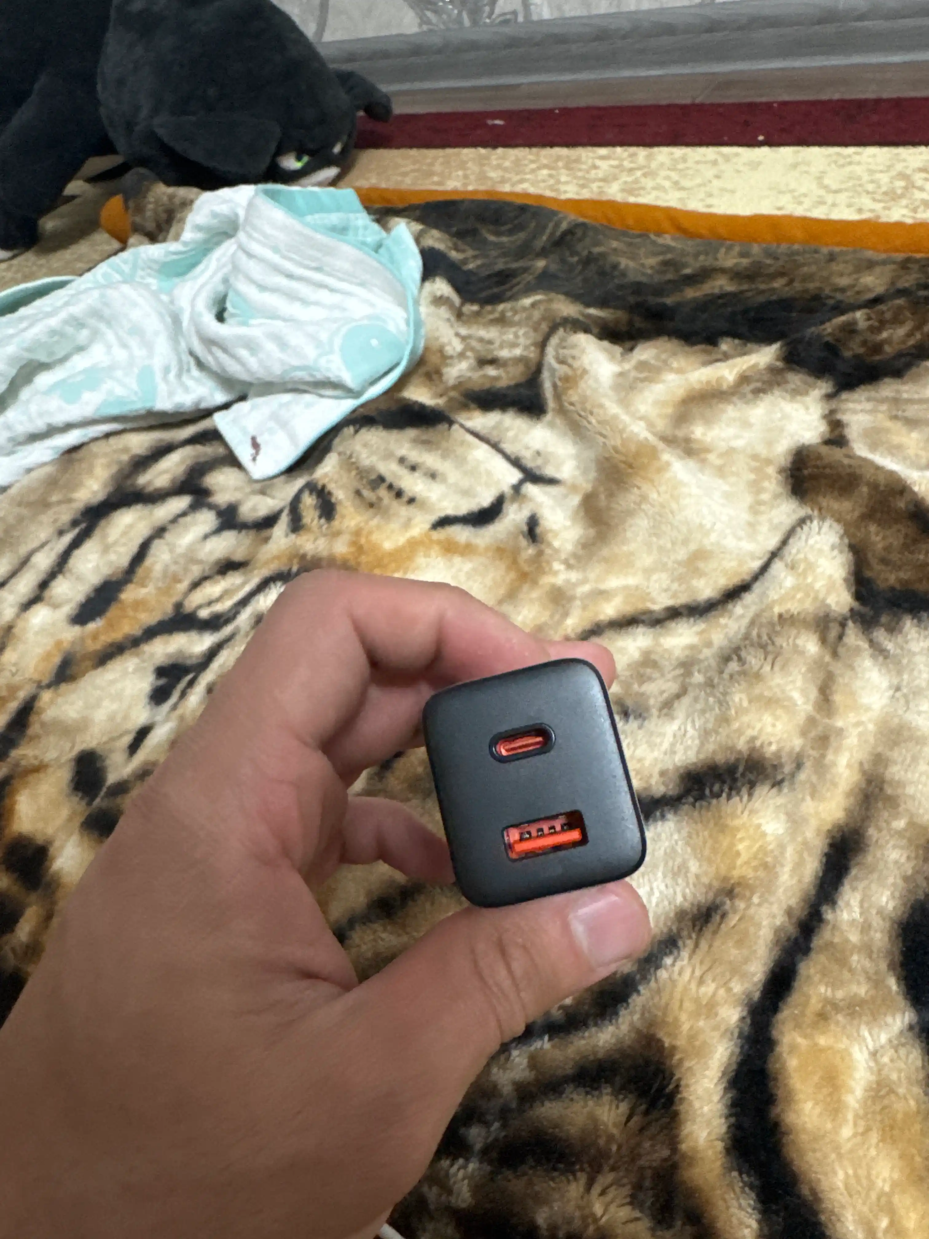 Сетевое зарядное устройство Baseus Super Si Pro Quick Charger USB + Type-C C+U 30W EU