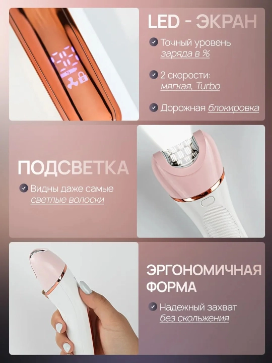 Эпилятор VGR для женщин, депиляция, эпилятор для тела, профессиональный V-706, V-732,V-733